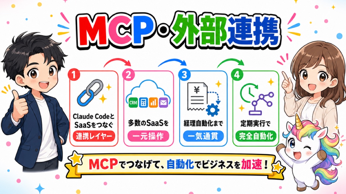 MCP・外部連携 の要点 図解(ClaudeCode掲示板)