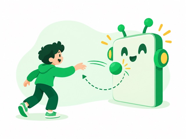 壁打ちのイラスト