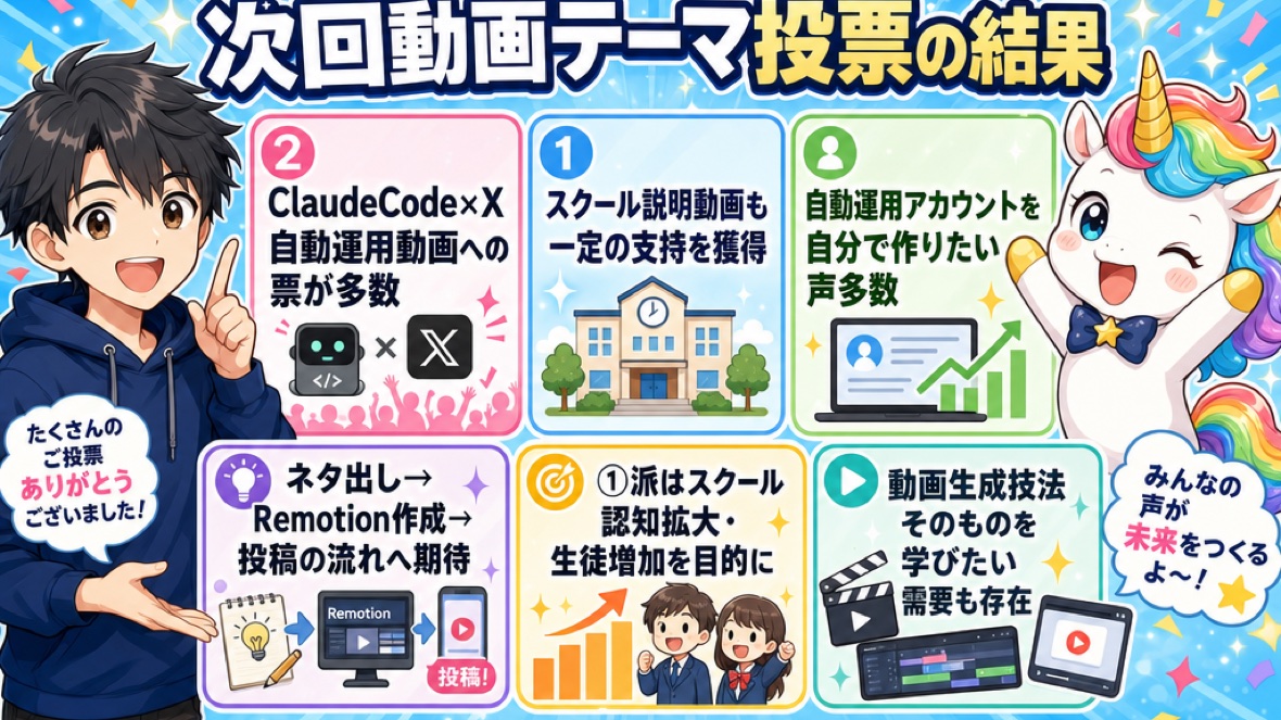 このスレッドの投稿を要約した図解