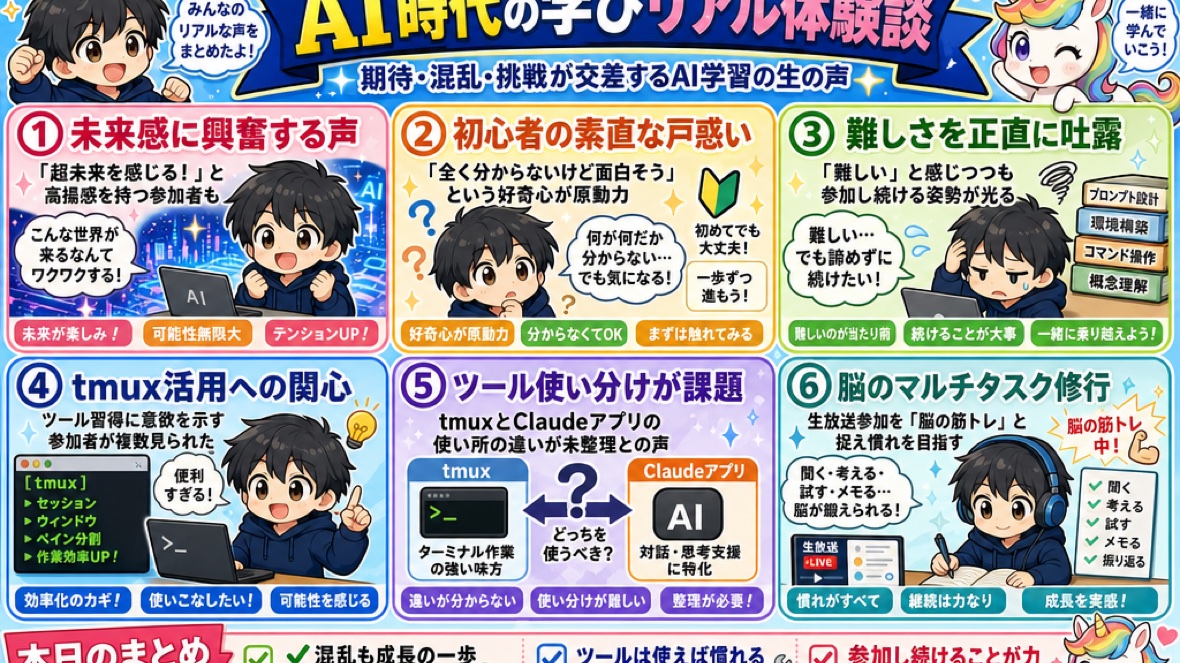 このスレッドの投稿を要約した図解