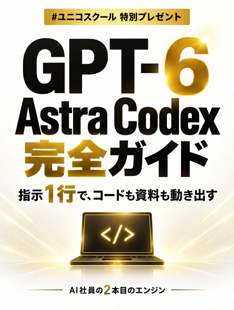 GPT-6 Astra Codex 完全ガイドの表紙